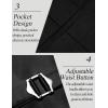 imageCOOFANDY Mens Suit Vest Slim Fit Business Formal Waistcoat Casual Dress VestAblack