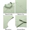 imageCOOFANDY Mens Summer Beach Tank Tops Sleeveless Button Up Shirt Casual Textured Tank ShirtsLight Green