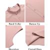 imageCOOFANDY Mens Summer Beach Tank Tops Sleeveless Button Up Shirt Casual Textured Tank ShirtsPink
