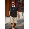 imageCOOFANDY Mens T Shirt Short Sleeve Crew Neck TShirt Casual Summer Tshirt Classic Basic Tee ShirtBlack