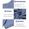 imageCOOFANDY Mens T Shirt Short Sleeve Crew Neck TShirt Casual Summer Tshirt Classic Basic Tee ShirtBlue