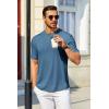 imageCOOFANDY Mens T Shirt Short Sleeve Crew Neck TShirt Casual Summer Tshirt Classic Basic Tee ShirtDark Blue