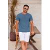 imageCOOFANDY Mens T Shirt Short Sleeve Crew Neck TShirt Casual Summer Tshirt Classic Basic Tee ShirtDark Blue