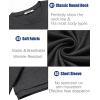 imageCOOFANDY Mens T Shirt Short Sleeve Crew Neck TShirt Casual Summer Tshirt Classic Basic Tee ShirtDark Gray