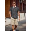 imageCOOFANDY Mens T Shirt Short Sleeve Crew Neck TShirt Casual Summer Tshirt Classic Basic Tee ShirtDark Gray