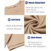 imageCOOFANDY Mens T Shirt Short Sleeve Crew Neck TShirt Casual Summer Tshirt Classic Basic Tee ShirtLight Khaki