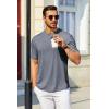imageCOOFANDY Mens T Shirt Short Sleeve Crew Neck TShirt Casual Summer Tshirt Classic Basic Tee ShirtMedium Gray