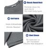 imageCOOFANDY Mens T Shirt Short Sleeve Crew Neck TShirt Casual Summer Tshirt Classic Basic Tee ShirtMedium Gray