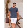 imageCOOFANDY Mens T Shirt Short Sleeve Crew Neck TShirt Casual Summer Tshirt Classic Basic Tee ShirtNavy Blue