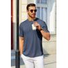 imageCOOFANDY Mens T Shirt Short Sleeve Crew Neck TShirt Casual Summer Tshirt Classic Basic Tee ShirtNavy Blue