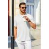 imageCOOFANDY Mens T Shirt Short Sleeve Crew Neck TShirt Casual Summer Tshirt Classic Basic Tee ShirtWhite