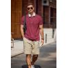 imageCOOFANDY Mens T Shirt Short Sleeve Crew Neck TShirt Casual Summer Tshirt Classic Basic Tee ShirtWine Red