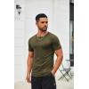 imageCOOFANDY Mens T Shirt Short Sleeve Crew Neck TShirts Casual Summer Classic Basic TeesArmy Green