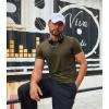 imageCOOFANDY Mens T Shirt Short Sleeve Crew Neck TShirts Casual Summer Classic Basic TeesArmy Green