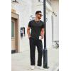 imageCOOFANDY Mens T Shirt Short Sleeve Crew Neck TShirts Casual Summer Classic Basic TeesBlack2 Pack