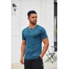 imageCOOFANDY Mens T Shirt Short Sleeve Crew Neck TShirts Casual Summer Classic Basic TeesDark Blue