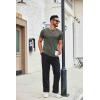 imageCOOFANDY Mens T Shirt Short Sleeve Crew Neck TShirts Casual Summer Classic Basic TeesDark Grey