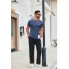 imageCOOFANDY Mens T Shirt Short Sleeve Crew Neck TShirts Casual Summer Classic Basic TeesDenim Blue