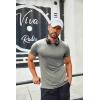 imageCOOFANDY Mens T Shirt Short Sleeve Crew Neck TShirts Casual Summer Classic Basic TeesGrey
