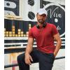 imageCOOFANDY Mens T Shirt Short Sleeve Crew Neck TShirts Casual Summer Classic Basic TeesRed