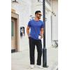 imageCOOFANDY Mens T Shirt Short Sleeve Crew Neck TShirts Casual Summer Classic Basic TeesSky Blue
