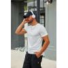 imageCOOFANDY Mens T Shirt Short Sleeve Crew Neck TShirts Casual Summer Classic Basic TeesWhite