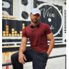 imageCOOFANDY Mens T Shirt Short Sleeve Crew Neck TShirts Casual Summer Classic Basic TeesWine Red