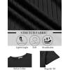 imageCOOFANDY Mens TShirts Short Sleeve Plain Tshirts Casual Crew Neck Basic T Shirt Soft Cooling Fitted Stretch Tee ShirtsBlack