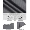 imageCOOFANDY Mens TShirts Short Sleeve Plain Tshirts Casual Crew Neck Basic T Shirt Soft Cooling Fitted Stretch Tee ShirtsDeep Grey