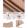 imageCOOFANDY Mens TShirts Short Sleeve Plain Tshirts Casual Crew Neck Basic T Shirt Soft Cooling Fitted Stretch Tee ShirtsKhaki