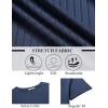 imageCOOFANDY Mens TShirts Short Sleeve Plain Tshirts Casual Crew Neck Basic T Shirt Soft Cooling Fitted Stretch Tee ShirtsNavy Blue