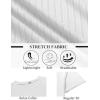 imageCOOFANDY Mens TShirts Short Sleeve Plain Tshirts Casual Crew Neck Basic T Shirt Soft Cooling Fitted Stretch Tee ShirtsWhite