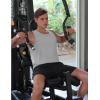 imageCOOFANDY Mens Tank Top UPF 50 Quick Dry Sleeveless Shirts Summer Workout Muscle T Shirt Cool Swim Beach TopBlackLight Grey