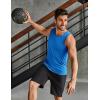 imageCOOFANDY Mens Tank Top UPF 50 Quick Dry Sleeveless Shirts Summer Workout Muscle T Shirt Cool Swim Beach TopYellowBlue