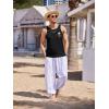 imageCOOFANDY Mens Tank Tops Beach Summer Sleeveless Graphic T Shirts Palm Tree Vacation Quick Dry Muscle TankBlackcoconut