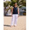 imageCOOFANDY Mens Tank Tops Beach Summer Sleeveless Graphic T Shirts Palm Tree Vacation Quick Dry Muscle TankNavy Blue