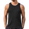 imageCOOFANDY Mens Tank Tops Summer Beach Sleeveless Muscle Shirts Casual Knit Tanks Workout Gym TeeBlack