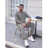 imageCOOFANDY Mens Tracksuit 2 Piece Long Sleeve Pullover Jogging Track Suit Athletic Casual SweatsuitGray