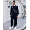 imageCOOFANDY Mens Tracksuit 2 Piece Long Sleeve Pullover Jogging Track Suit Athletic Casual SweatsuitNavy