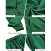 imageCOOFANDY Mens Tracksuit 2 Piece Quarter Zip Sweatsuit Sets Casual Athletic Running Jogging SuitsGreen