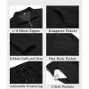 imageCOOFANDY Mens Tracksuit 2 Piece Quarter Zip Sweatsuit Workout Plaid Jacquard Jogging Suit SetBlack