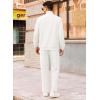 imageCOOFANDY Mens Tracksuit 2 Piece Relaxed Fit Halfzip Sweatsuits Athletic Running Jogging Suit SetsWhite