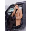 imageCOOFANDY Mens Trench Coat Notched Collar Single Breasted Peacoat Winter Overcoat With PocketsCamel