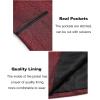 imageCOOFANDY Mens Tuxedo Jacket Slim Fit Shawl Lapel Blazer One Button Suit Jackets for Party Prom Wedding DinnerRed
