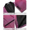 imageCOOFANDY Mens Tuxedo Jacket Slim Fit Shawl Lapel Blazer One Button Suit Jackets for Party Prom Wedding DinnerShiny Pink