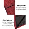 imageCOOFANDY Mens Tuxedo Jacket Slim Fit Shawl Lapel Blazer One Button Suit Jackets for Party Prom Wedding DinnerWine Red