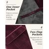 imageCOOFANDY Mens Velvet Blazer Notched Lapel One Button Velour Tuxedo Jacket for Prom Wedding Party DinnerBurgundy