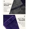 imageCOOFANDY Mens Velvet Blazer Notched Lapel One Button Velour Tuxedo Jacket for Prom Wedding Party DinnerDark Purple