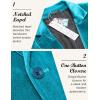 imageCOOFANDY Mens Velvet Blazer Notched Lapel Velour Suit Jacket One Button Tuxedo Jackets for Wedding Prom Party DinnerBlue Green