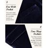 imageCOOFANDY Mens Velvet Blazer Notched Lapel Velour Suit Jacket One Button Tuxedo Jackets for Wedding Prom Party DinnerDark Blue Purple